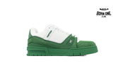 Louis Vuitton Trainer White Green