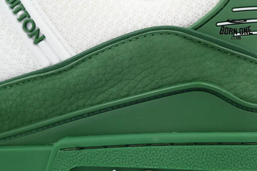 Louis Vuitton Trainer White Green