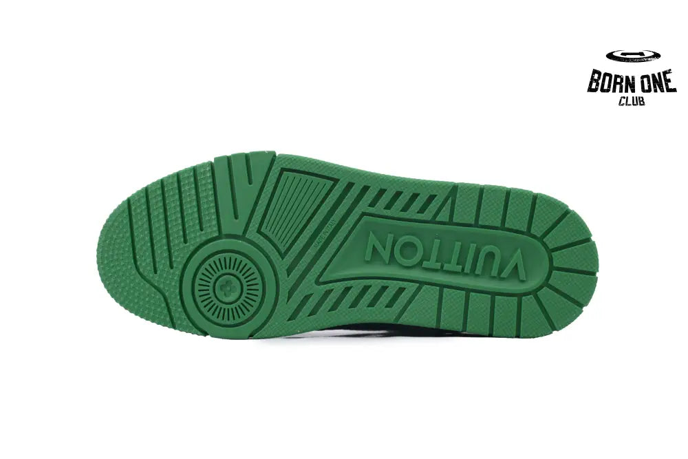 Louis Vuitton Trainer White Green