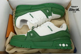 Louis Vuitton Trainer White Green