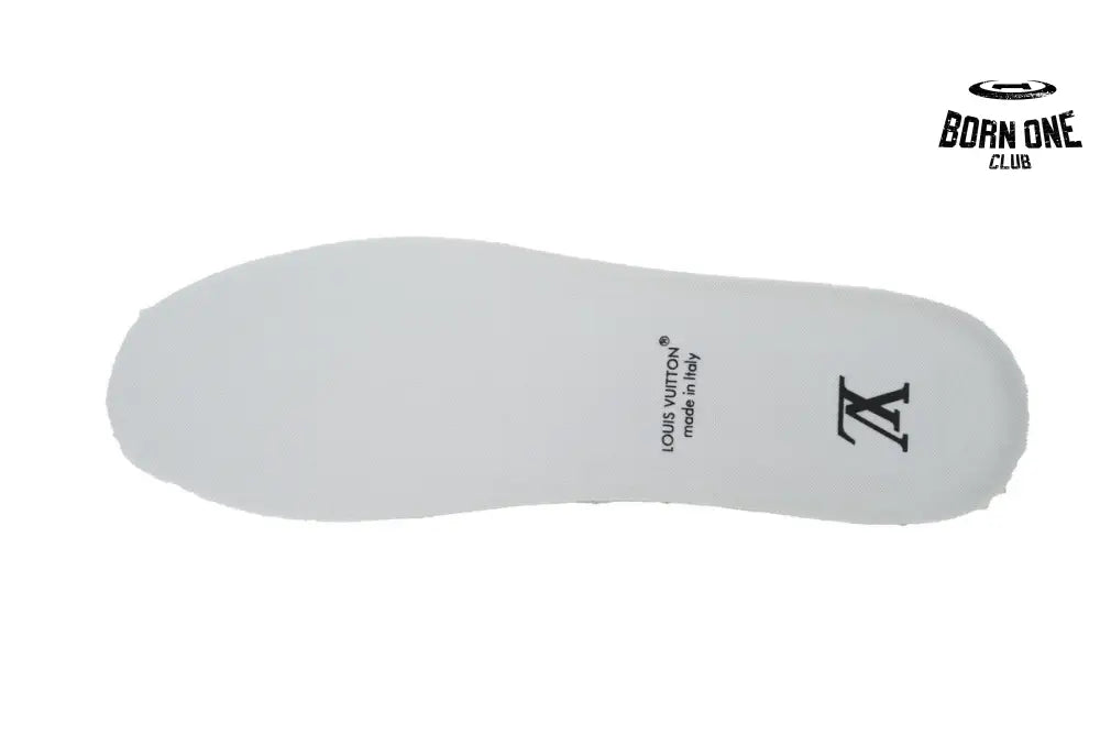 Louis Vuitton Trainer White Green Rivets