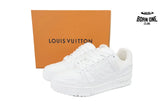 Louis Vuitton Trainer White Lychee Lacquer Skin