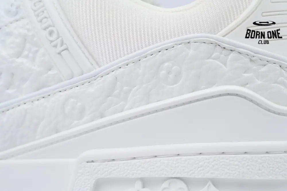 Louis Vuitton Trainer White Lychee Lacquer Skin