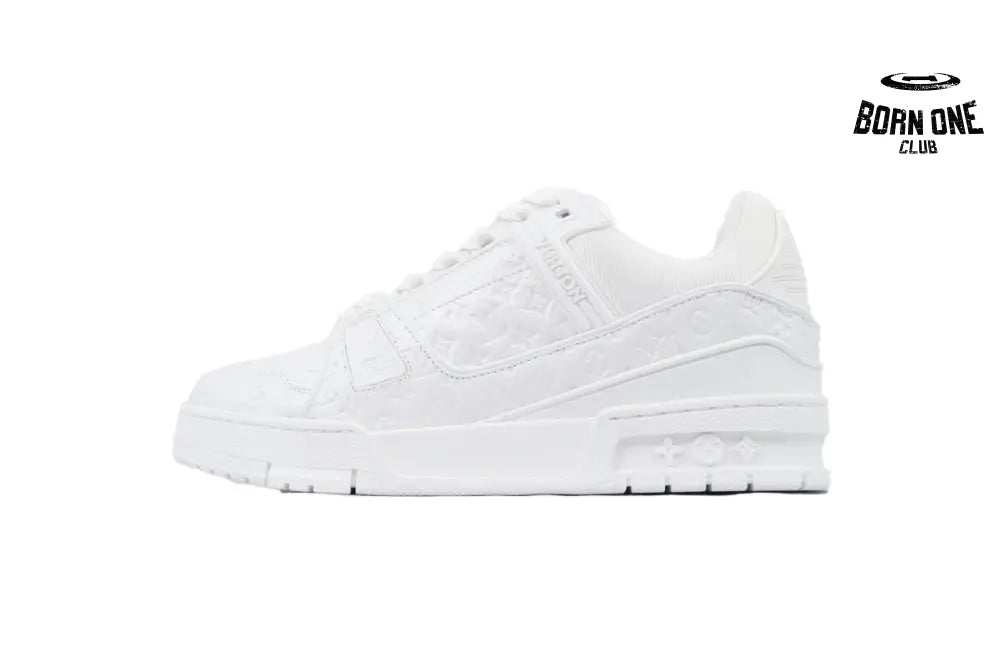 Louis Vuitton Trainer White Lychee Lacquer Skin