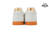 Louis Vuitton Trainer White Orange Rivet