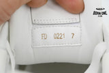 Louis Vuitton Trainer White Orange Rivet