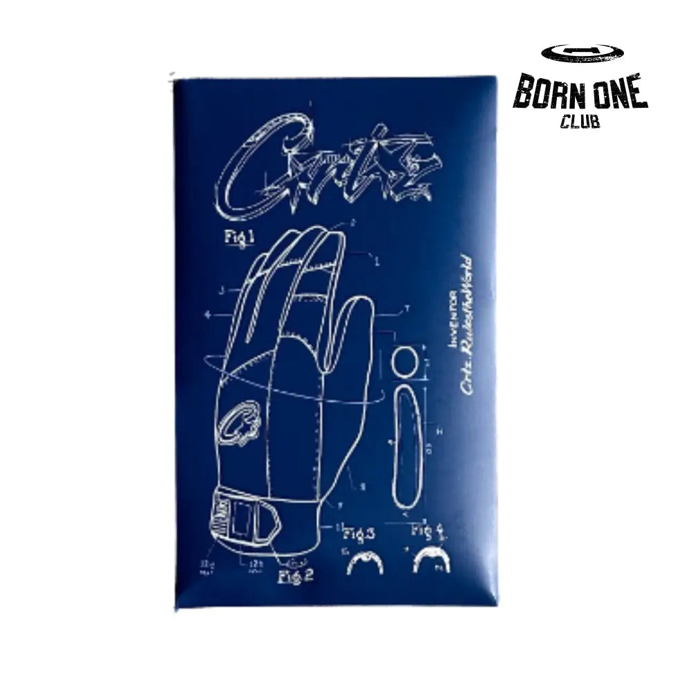 Luva Corteiz Genuine Cowhide White Leather