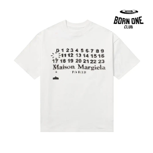 Maison Margiela 10 Pixel Logo Oversized Tee Camiseta