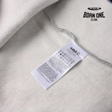 Maison Margiela Logo Print Hoodie in Grey Moletom