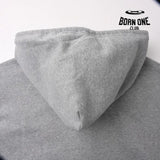 Maison Margiela Logo Print Hoodie in Grey Moletom