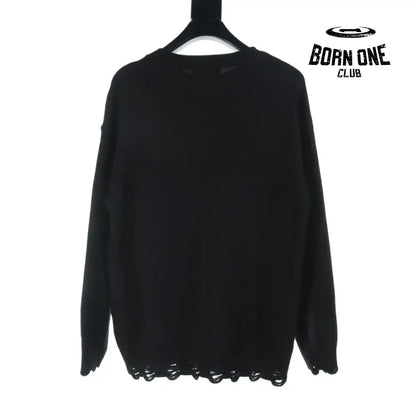 Maison Margiela Numeric Jumper in Black Blusa