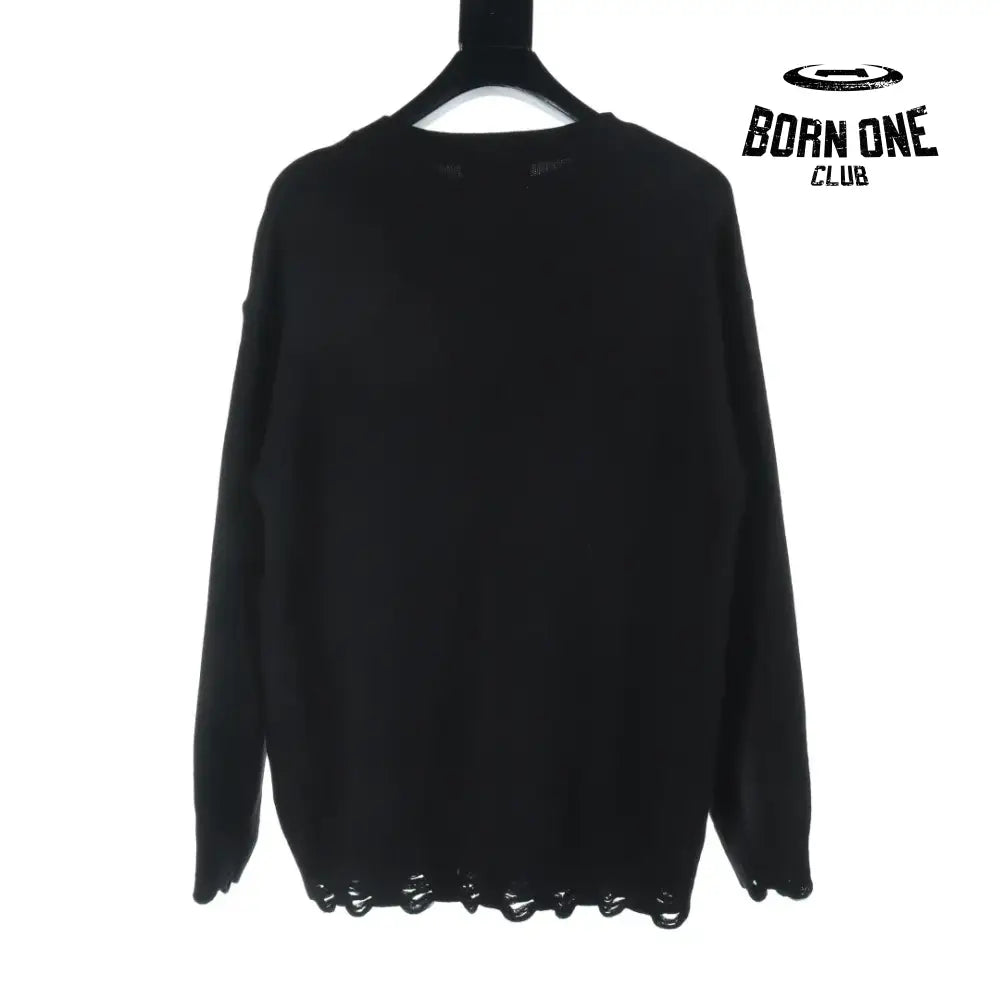 Maison Margiela Numeric Jumper in Black Blusa