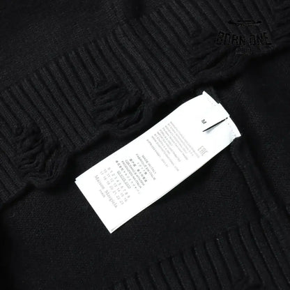 Maison Margiela Numeric Jumper in Black Blusa