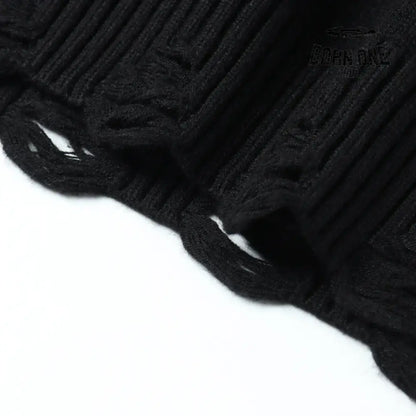 Maison Margiela Numeric Jumper in Black Blusa