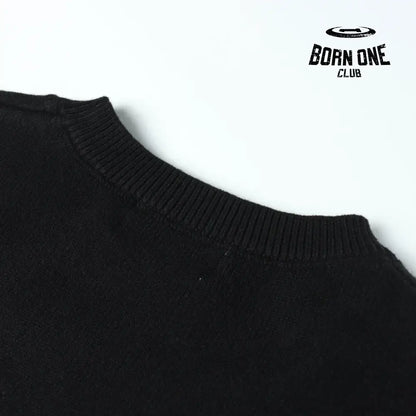 Maison Margiela Numeric Jumper in Black Blusa