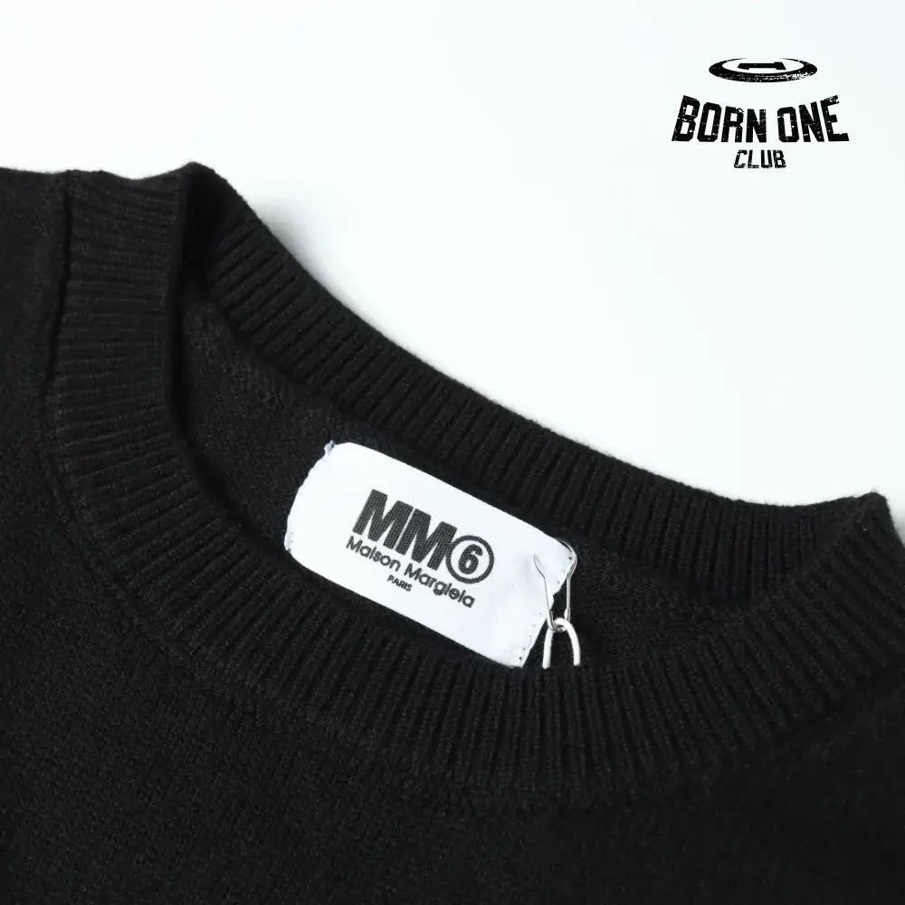 Maison Margiela Numeric Jumper in Black Blusa