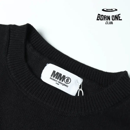 Maison Margiela Numeric Jumper in Black Blusa