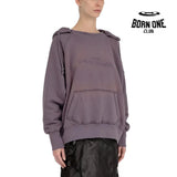 Maison Margiela Reverse logo hooded sweatshirt Moletom