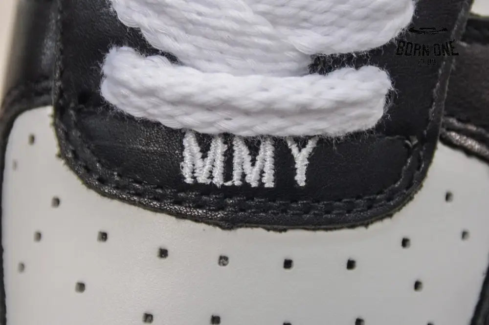Maison Mihara Yasuhiro Wayne Sole Leather Low-top Sneaker Black White