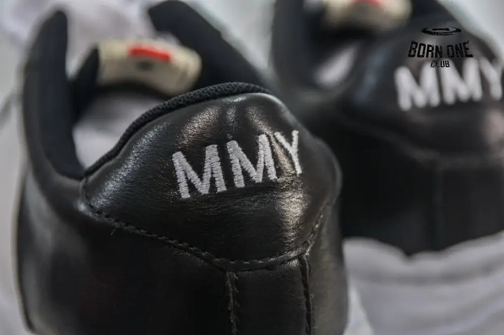 Maison Mihara Yasuhiro Wayne Sole Leather Low-top Sneaker Black White