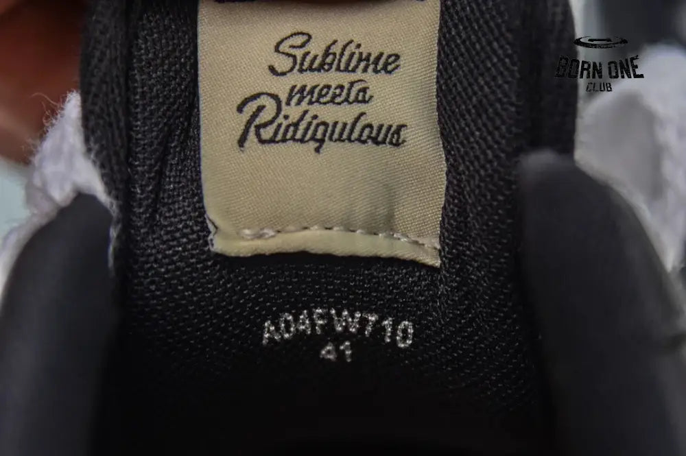 Maison Mihara Yasuhiro Wayne Sole Leather Low-top Sneaker Black White