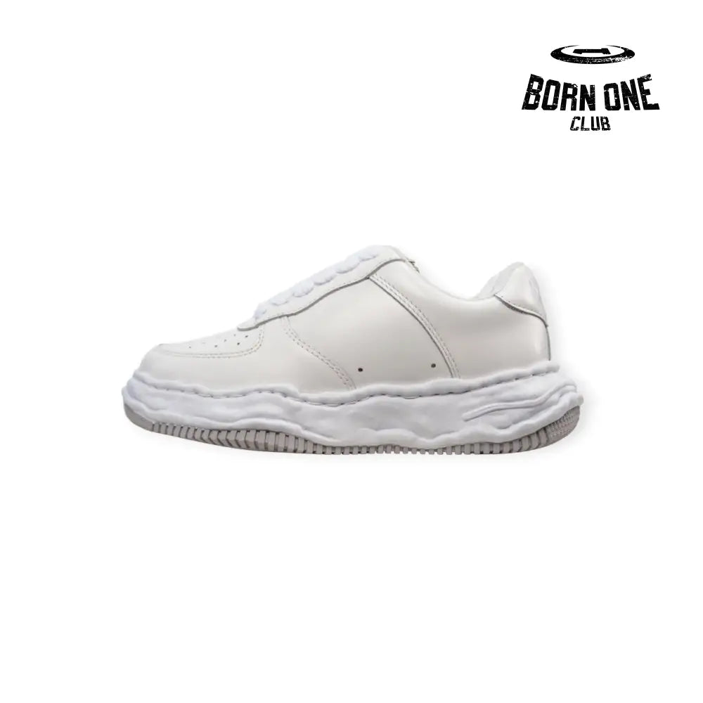 Maison Mihara Yasuhiro Wayne Sole Leather Low-top Sneaker White
