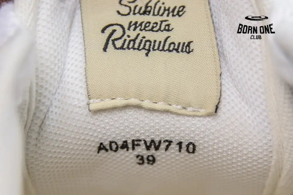 Maison Mihara Yasuhiro Wayne Sole Leather Low-top Sneaker White