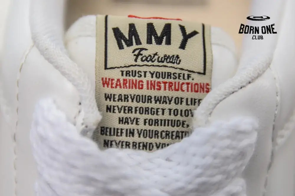 Maison Mihara Yasuhiro Wayne Sole Leather Low-top Sneaker White