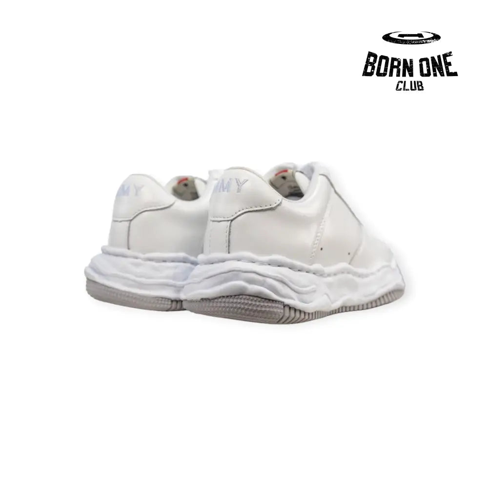 Maison Mihara Yasuhiro Wayne Sole Leather Low-top Sneaker White