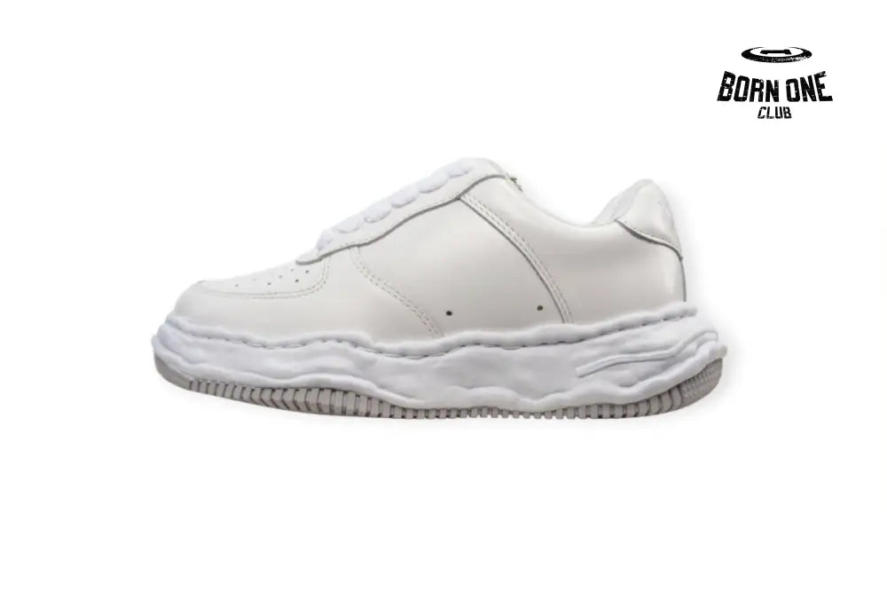 Maison Mihara Yasuhiro Wayne Sole Leather Low-top Sneaker White