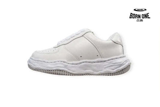 Maison Mihara Yasuhiro Wayne Sole Leather Low-top Sneaker White