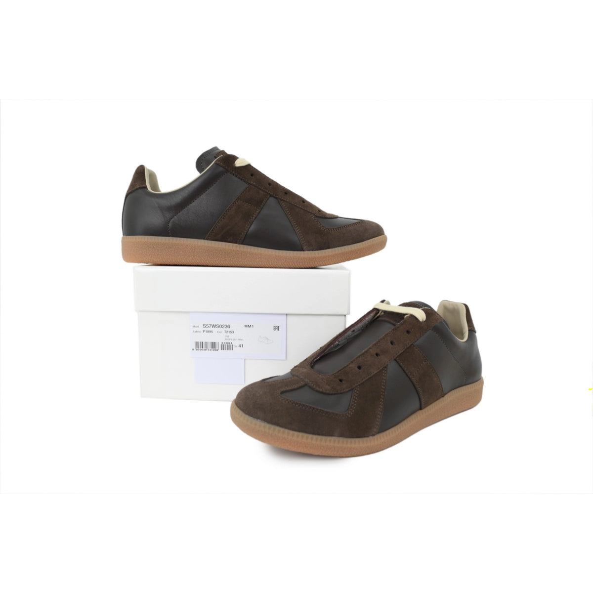 Maison Margiela Brown Rubber
