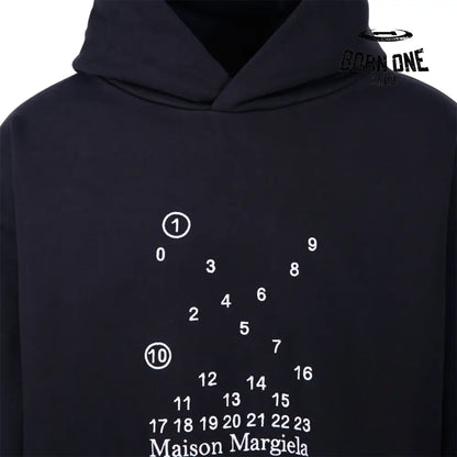 MaisonMargiela Number Hooded sweatshirt Moletom