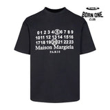 MaisonMargiela number logo T-shirt Camiseta