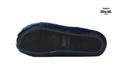 Marni Long-hair Calfskin Fussbett Sabot Navy