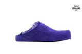 Marni Long-hair Calfskin Fussbett Sabot Purple