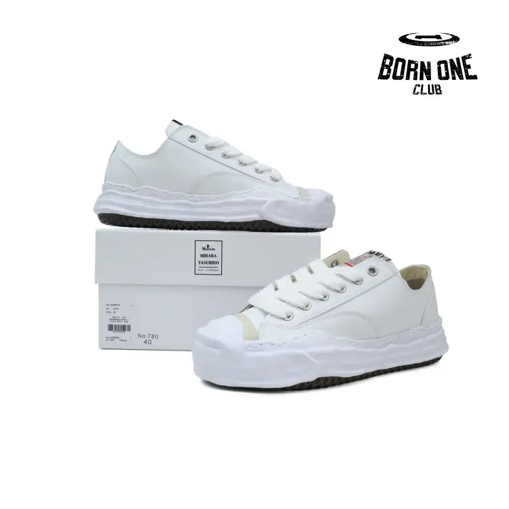 MIHARA YASUHIRO All White Couro