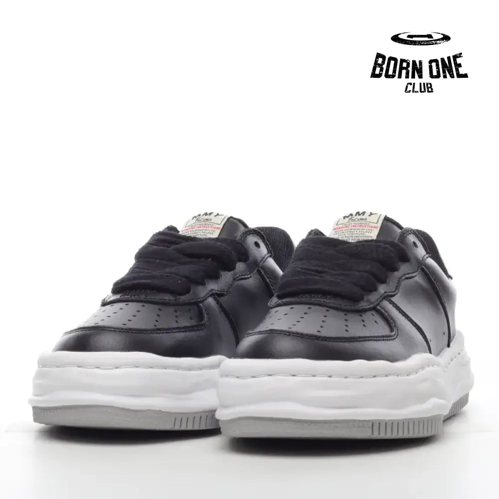 Mihara Yasuhiro Black White Sole Grey Low