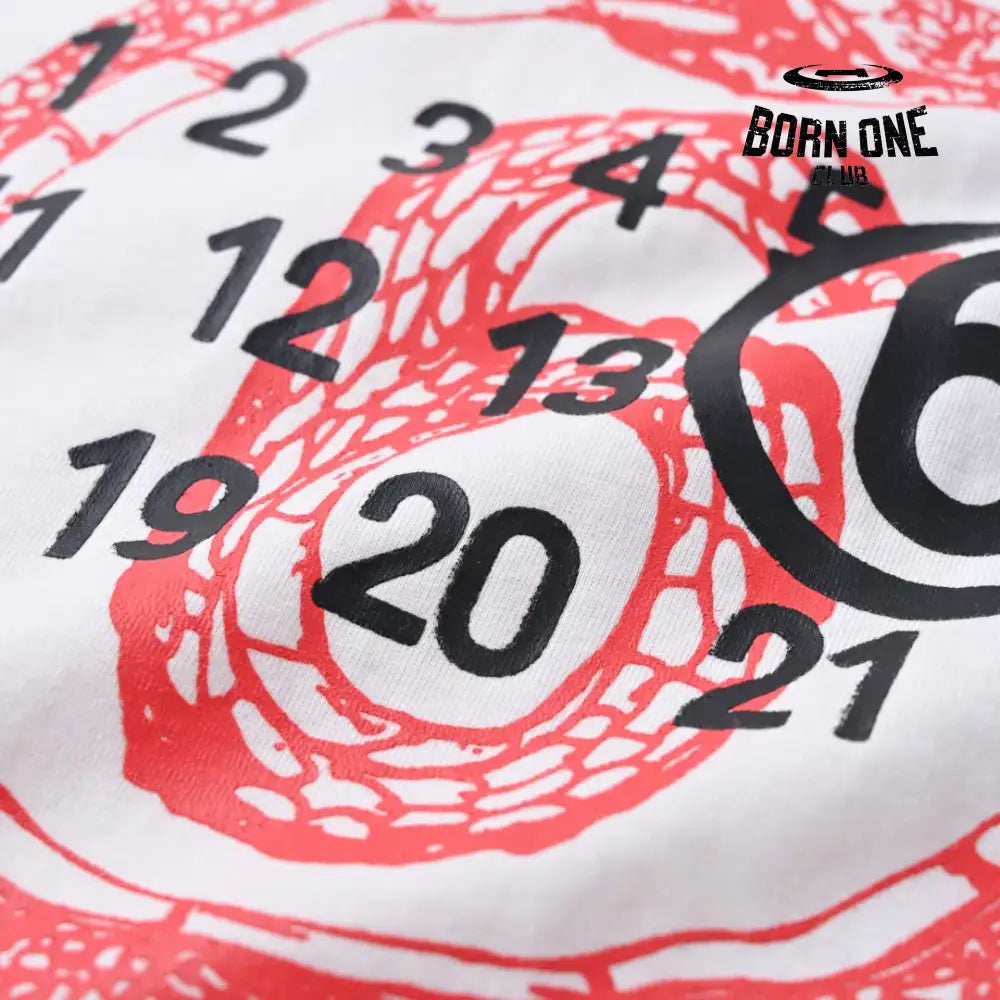 MM6 Maison Margiela Year of the Snake T-Shirt in White Camiseta