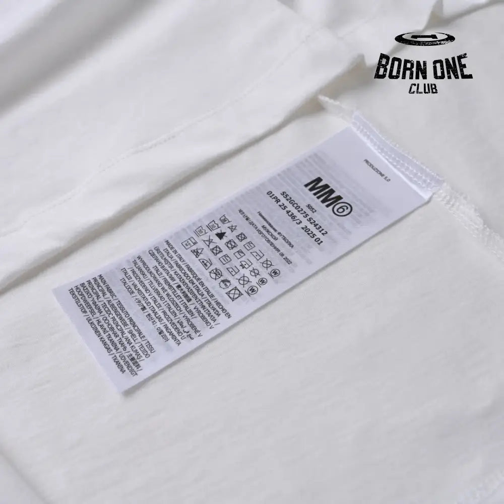 MM6 Maison Margiela Year of the Snake T-Shirt in White Camiseta