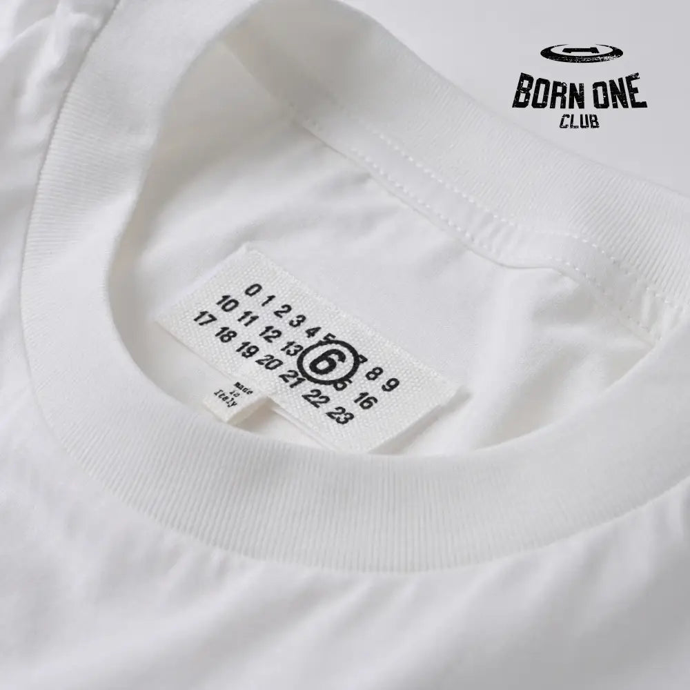 MM6 Maison Margiela Year of the Snake T-Shirt in White Camiseta