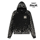 Moletom Amiri Bandana Bleach All Over