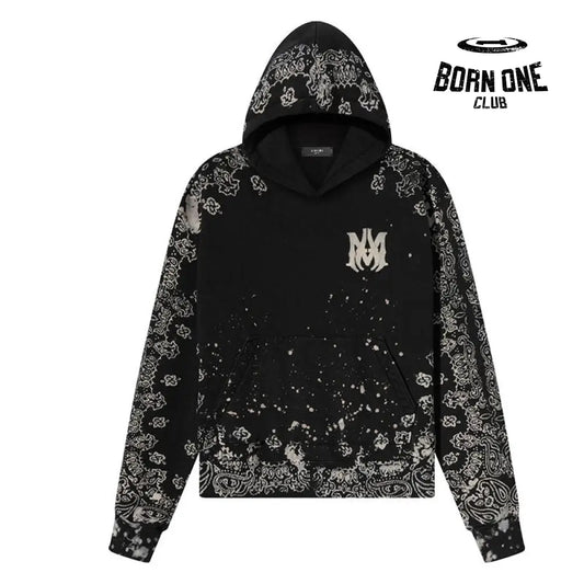 Moletom Amiri Bandana Bleach All Over