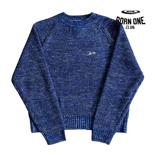 Moletom Corteiz Mixed Yarn Allstarz Sweater Blue P