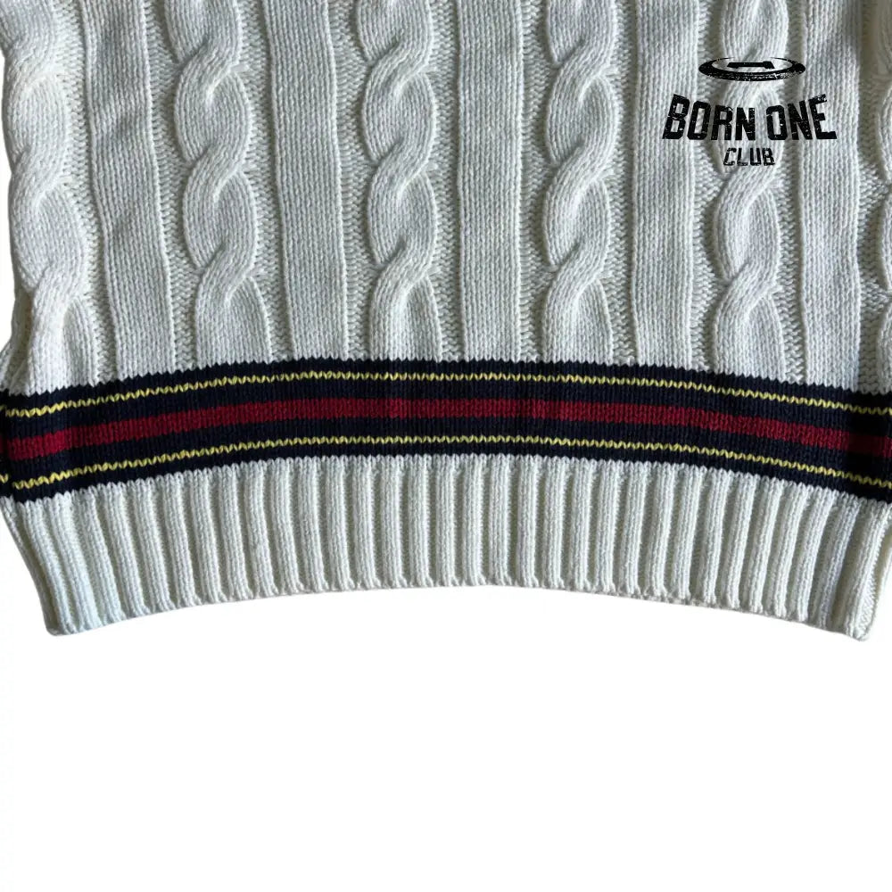 Moletom Corteiz Neck Sweater White