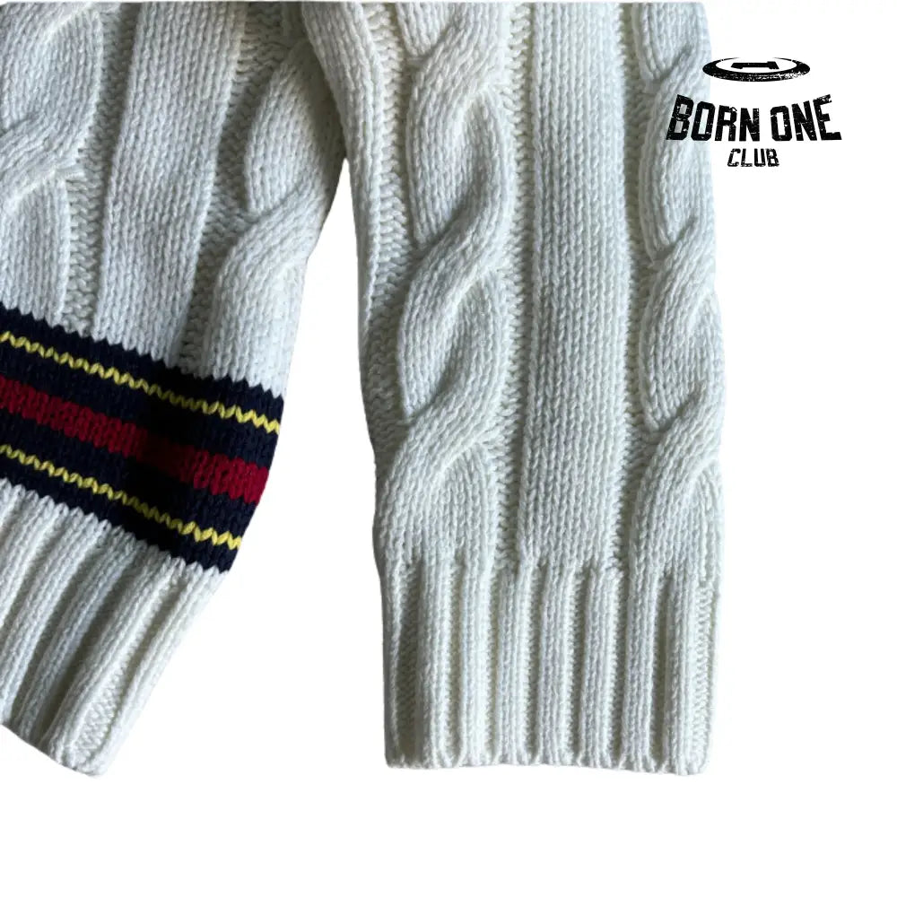 Moletom Corteiz Neck Sweater White