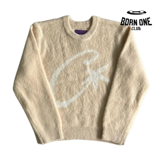 Moletom Corteiz Star Mohairknit Sweater Rosé P