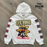 Moletom Glo Gang White the Glo Boyz