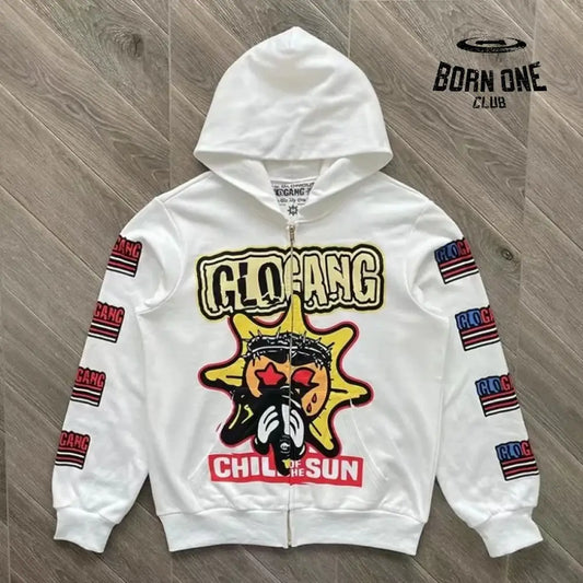 Moletom Glo Gang White the Glo Boyz