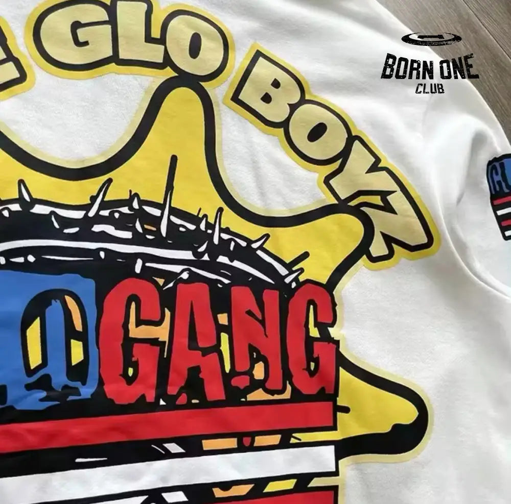 Moletom Glo Gang White the Glo Boyz
